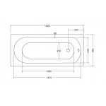 Besco Intrica Slim 150x75, 160x75, 170x75